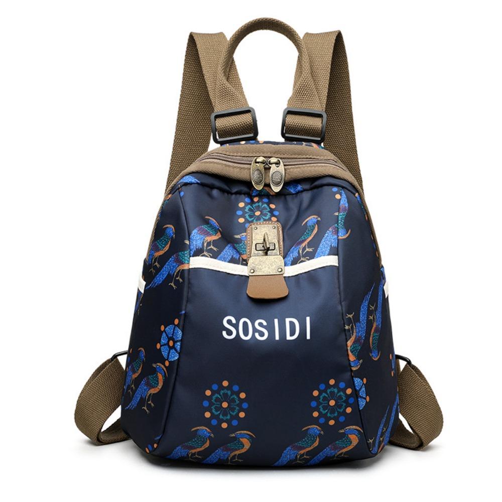 Zaino stampato alla moda nuovo zaino leggero zaino da viaggio scolastico multifunzionale di grande capacità