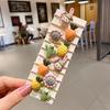 10 bucăți/set flori de fructe frânghie copii bebeluși elastic pentru păr elastice accesorii