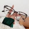 Gradient Color Fashion Tr90 Anti Blue Light Blocking Cat Eye Glasses Frame Women Luxury Designer Eyeglasses Ladies Optical Frame