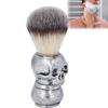 Men s Shaving Brush with   Skeleton Shape Handle Facial Beard Cleaning Grooming Shave Tool