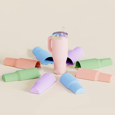Silikon Bardak Astarı 2'si 1 Arada İçecek Ayırıcı Çıkarılabilir Yeniden Kullanılabilir Bardak Bölücü Gıda Sınıfı Bardak Tutucu İç Parçaları Meyve Suyu Kahve Kokteyller İçin