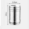 Stainless Steel Spice Jar Seasoning Bottle Rotating Cap Spice Pepper Salt Shaker Seasoning Storage Container Kitchen Tools