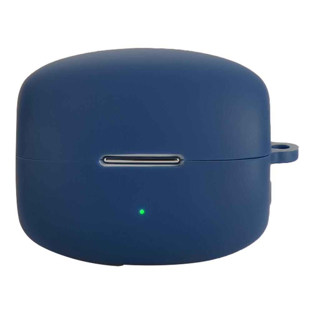 For Oppo Enco Clip Silicone Case Wireless Earphones Protective Cover with Anti-Lost Buckle