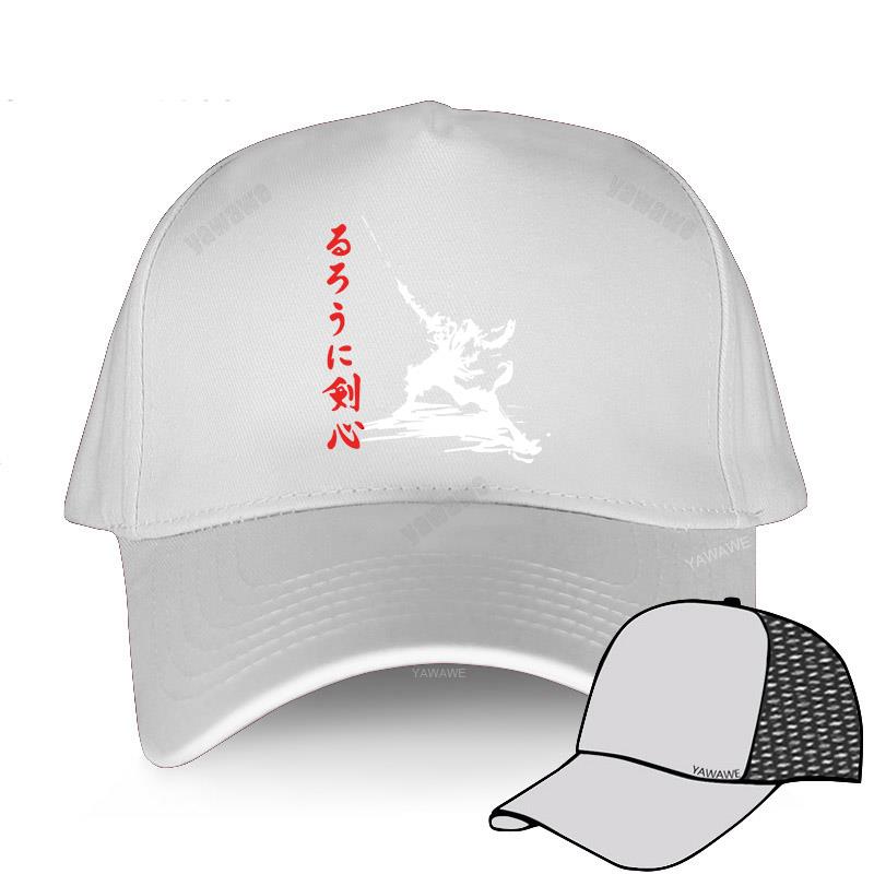 Black Casual Boys Printed Baseball Cap Rurouni Kenshin Samurai X - Anime Man Women Summer Hat Outdoor Snapback Caps Sport Bonnet