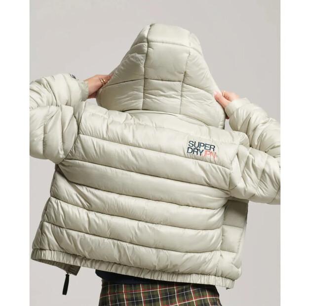 Superdry Code Lwt Crop Sport Padded Jacket