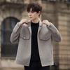 Autumn and Winter High-end Double-sided Wool Woolen Coat Men's Short Casual Lapel Jacket Jacket