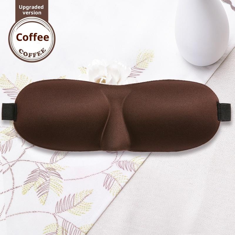 Custom Logo Comfortable Breathable 3D Contoured Foam Eyemask 100% Blackout Eye Mask for Sleeping with Adjustable Strap