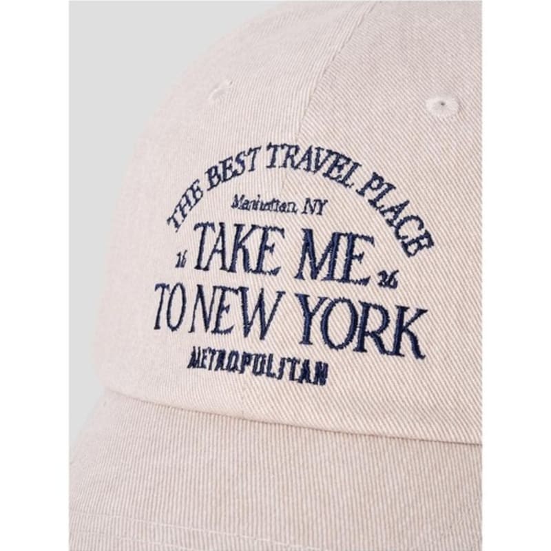 8SECONDS Arch Embroidery Ball Cap Beige (19578BWY3A)