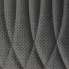 BONFORM Deluxe Leder Hüft 480 x 500 x Polster, Größe 30mm, Farbe Schwarz, 5216-43BK