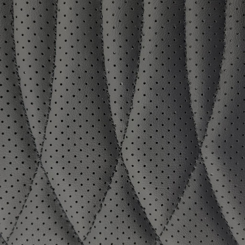 BONFORM Deluxe Leder Hüft 480 x 500 x Polster, Größe 30mm, Farbe Schwarz, 5216-43BK