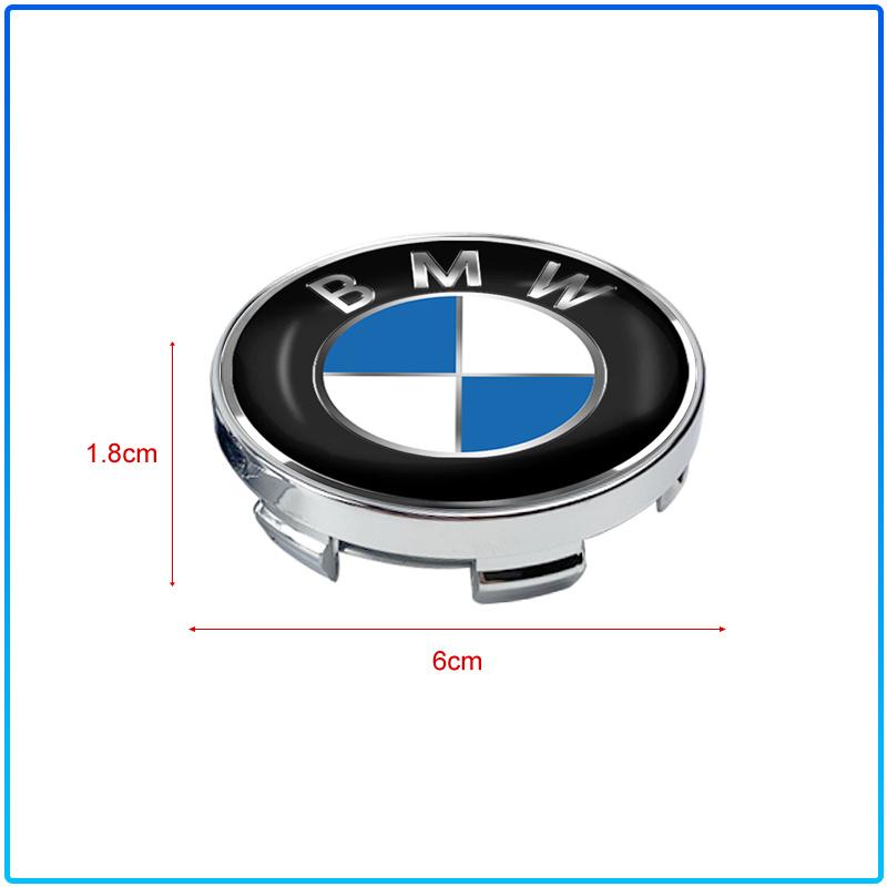 4Pcs 60MM Car Wheel Center Hub Cap Car Accessories For BMW M Performance 1 3 5 7 Series M3 M4 M5 M6 X1 X3 X5 X6 X7 E30 E34 E36 E39 E4
