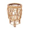 Floor Flower Stand, Heavy Pots Stable Rattan Basket, Smooth Surface Flower Stand for Indoor Outdoor Balcony