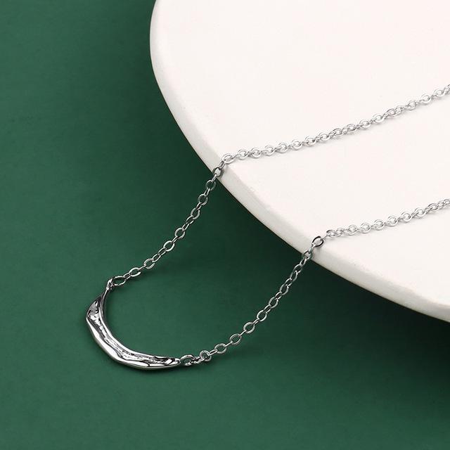 

ANENJERY ожерелье неправильной формы для женщин и мужчин, золотое металлическое ожерелье с подвесками, французские украшения 2022