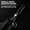 1pc Multifunctional Dyneema Fishing Scissors | Small Single-Sided Serrated, Stainless Steel, Ideal for Cutting Fishing Lines, Lure Lines, Lead Sheets