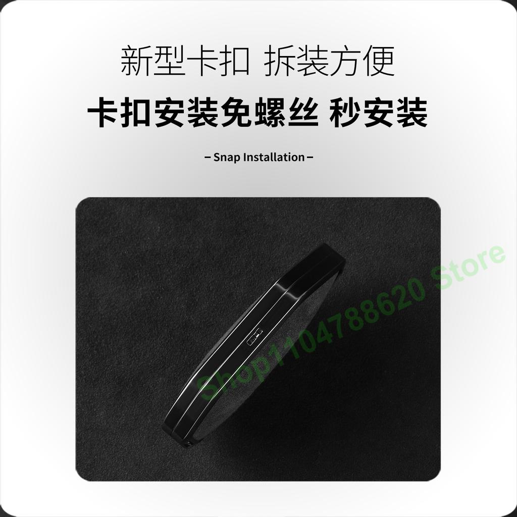 Alcantara Car Key Case Bag For BYD Equation Leopard 5 8 Titanium 7/ Titanium 3 KeyChain Interior Decor Accessories