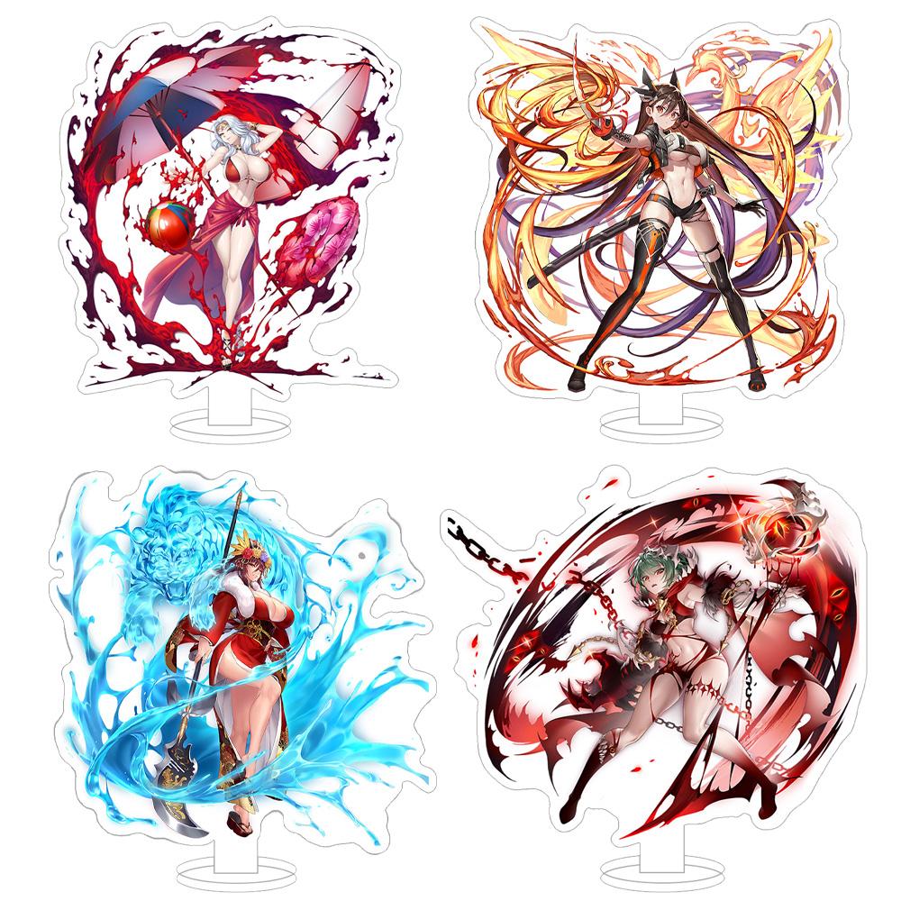 Taimanin Fuuma Tokiko Kousaka Shizuru Felicia Kamimura Maika Uehara Rin Kannazuki Sora Anime Figure Acrylic stand desk ornament