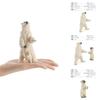 Standing Polar Bear Animal Miniature Pvc Figurines Set With Static Models For Home Decor And Collectors