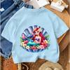 Popular Cartoon Children Tee Stitch Street Fashion For Boys Girls Summer Lightweight Casual Wear 3-14Y