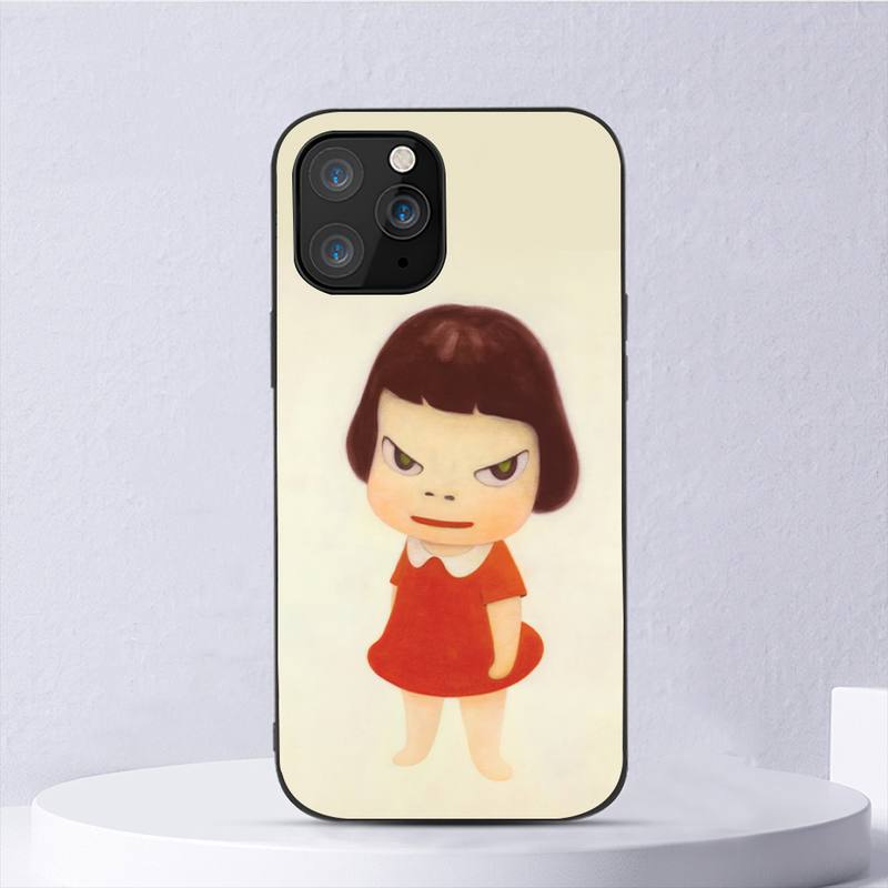 Yoshitomo Nara Art Handyhülle für Iphone 11 12 Mini 13 14 Pro Xs Max X 8 7 6s Plus 5 Se Xr Shell