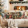 Christmas Nutcracker Cushions Pillowcase Polyester Cushion Cover Throw Pillow Sofa Decoration Pillowcover Home Decor