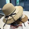 Butterfly Bow Sun Hat For Beach Vacation With Wide Brim And Breathable Material