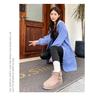 Damen 2025 Neuer Stil Rindsleder Schneestiefel - Bequem, Warm, Vielseitig, Flache Sohle, Kurze Winterstiefel