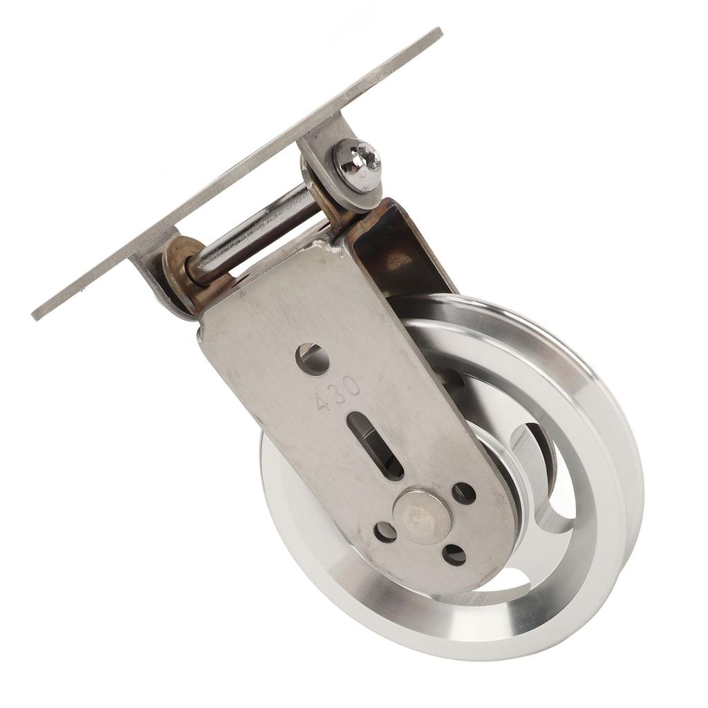 Pulley Wheel Bidirectional Rust Proof Silent Rotation Traction Wheel for Fitness Pulley System Equipment Aluminum