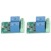 2Pcs Relay Module 2 Channel 5V Plug and Play USB PC Intelligent Control Electric Relay