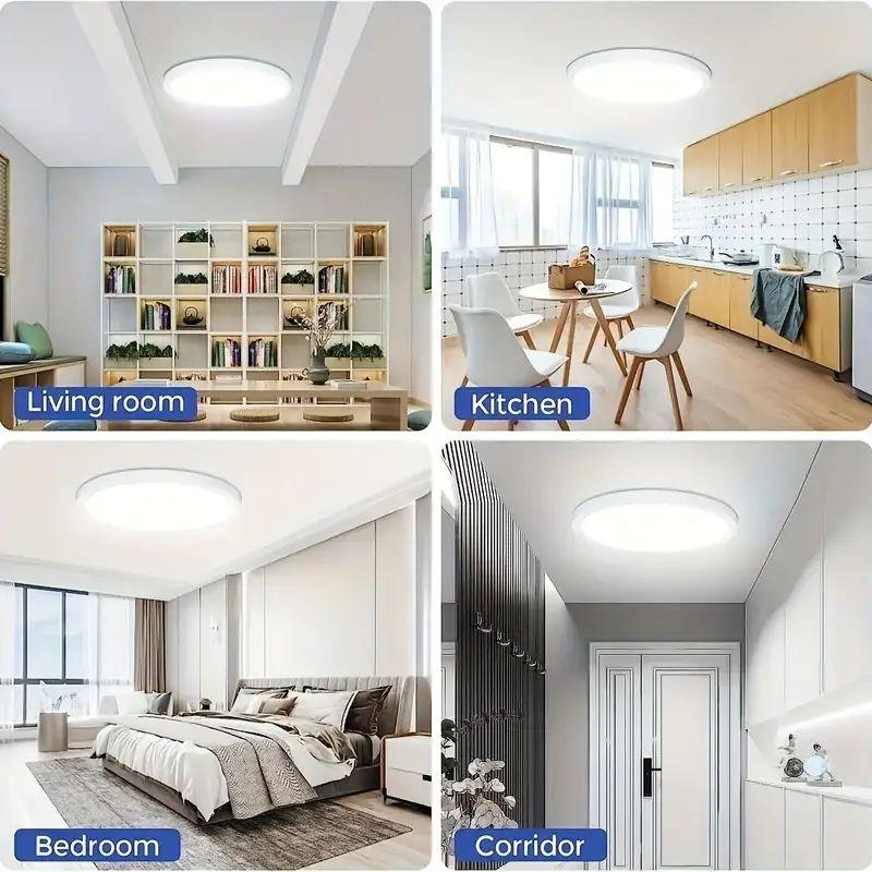2100LM LED Ceiling Light 24W Smart APP Remote Control 110V 220V LED Ceiling Lamp Ultra-thin Dimming For Home Decor Living Room
