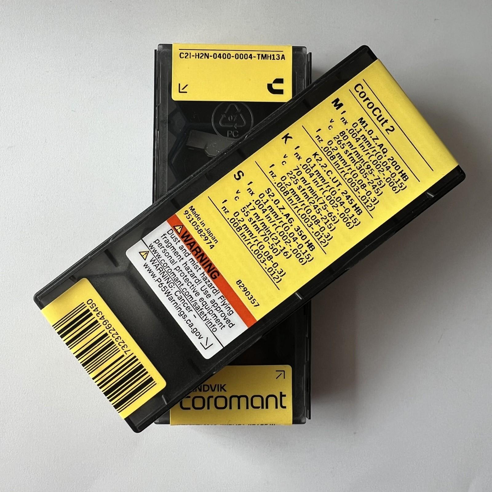 SANDVIK / C2I-H2N-0400-0004-TM H13A / Original Swedish hard alloy blade 10 Pcs