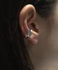 Novice Tokyo Pleat Ear Cuff / Silver