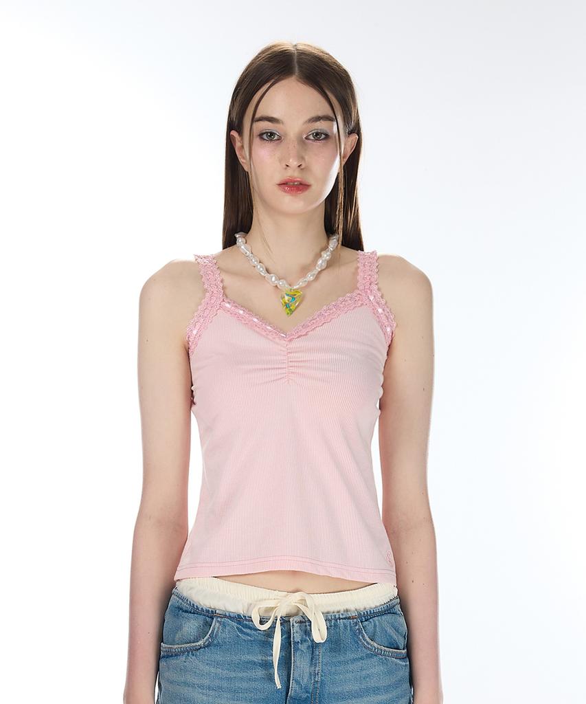 LARTIGENT L12 Lace Sleeveless(Pink)
