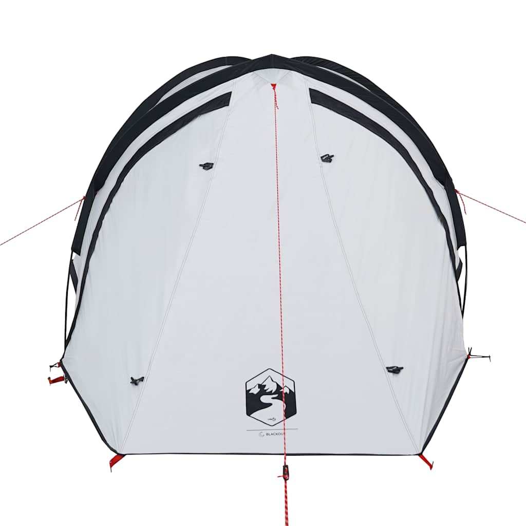 Dome Camping Tent for 2 Persons White & Dark Waterproof