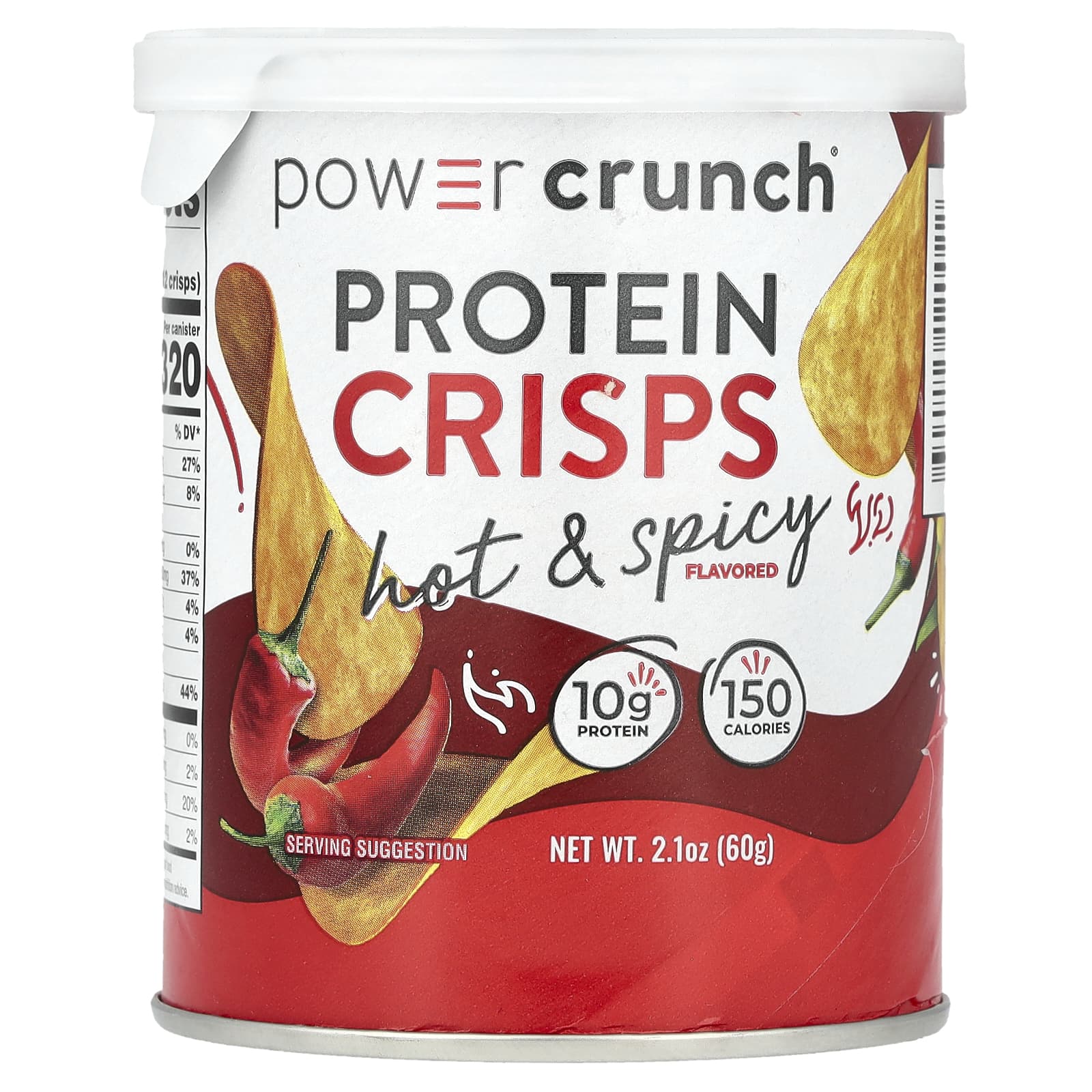 

BNRG, Power Crunch® Protein Crisps, Hot & Spicy, 2.1 oz (60 g)