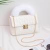 Plush Portable Small Square Bag, Fresh, Sweet and Fashionable Small Handbag.