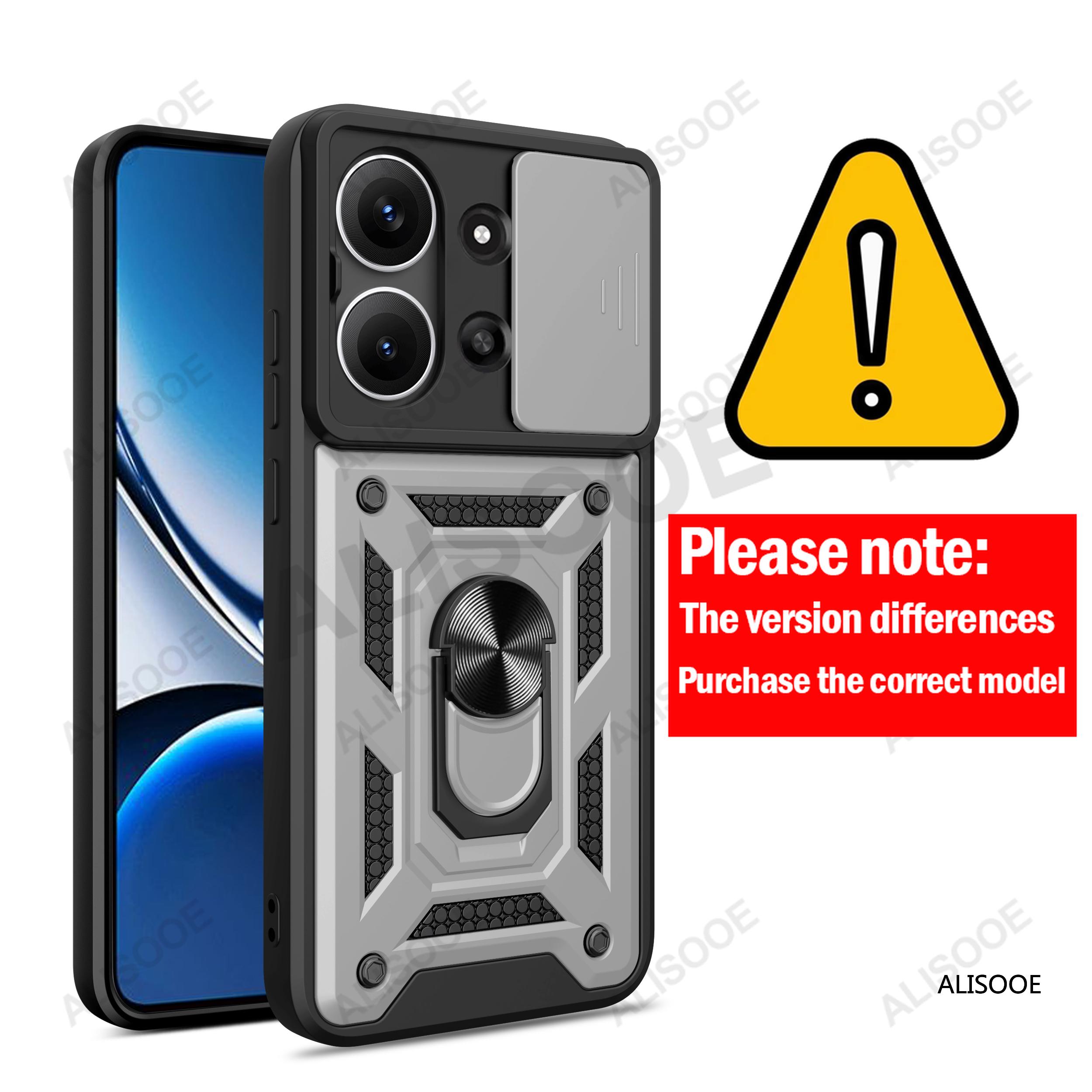 

Чохол для Xiaomi Redmi 15C Global Case Armor Слайдер Захист Об єктива Камери Задня Кришка Кільце-Підставка Ударостійкий Фунда Redmi 15C (171mm) срібний