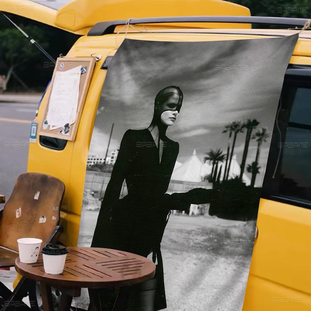 Helmut Newton Fotografia Duży Rozmiar Flagi Wzory Drukowane Ciekawe Dekoracje Urodzinowe Baner
