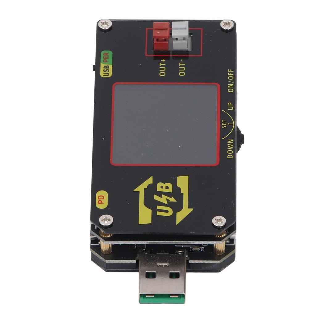 USB Tester 1.44 Inch LCD Screen USB3.0 Interface Voltage and Current Meter Fast Charging Protocol Capacity Tester