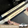 For Geely EX2 Xingyuan eMAS 5 2026 Car Door Sill Strip Leather Door Threshold Anti Scratch Protector Pedal Guard Sticker