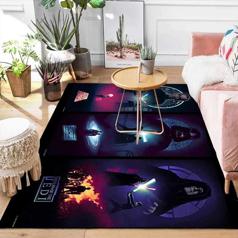 1Pc Star Wars Lightsaber Battle Rug, Office Carpet Indoor Outdoor Doormat, Non-Slip, Comfortable, Living, Christmas Halloween,  Xmas Gift S1309