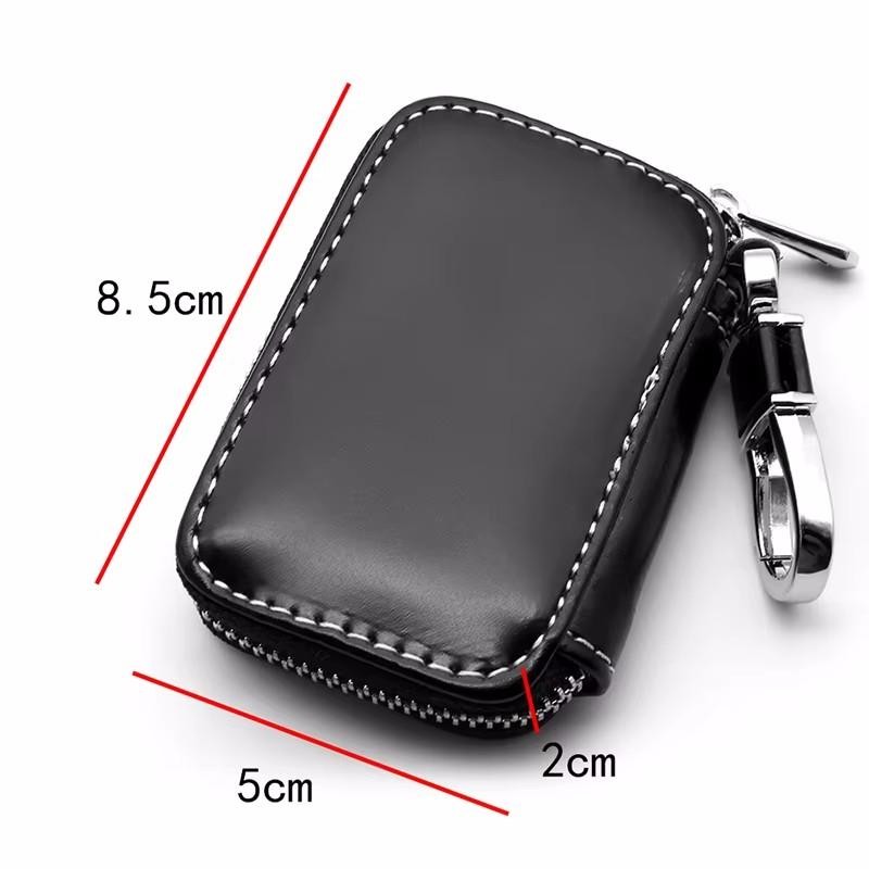 zbfwl3 For Skoda Octavia 2 3 Kodiaq Fabia Rapid Superb A5 A7 Genuine Leather Car Remote Key Case Cover Key Wallet Key Bag Accessories