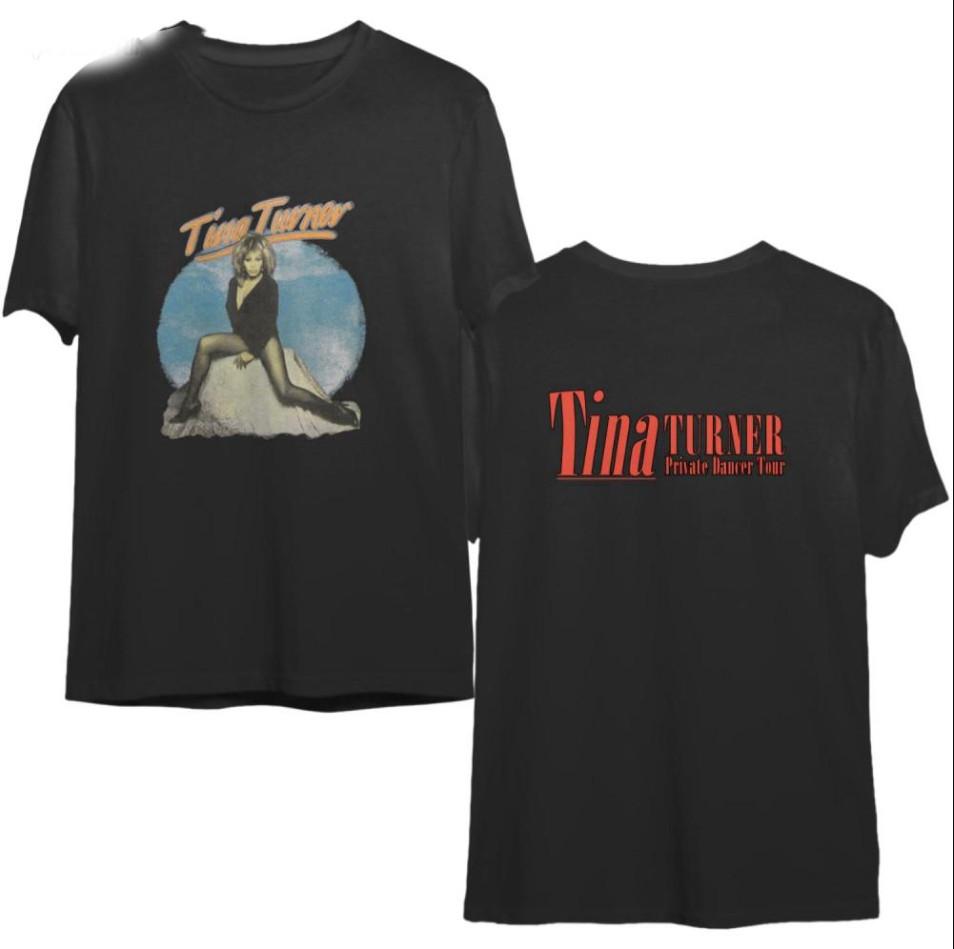 Vintage 1984 Tina Turner Private Dancer Tour 1984 T-shirt size S-5XL XXL