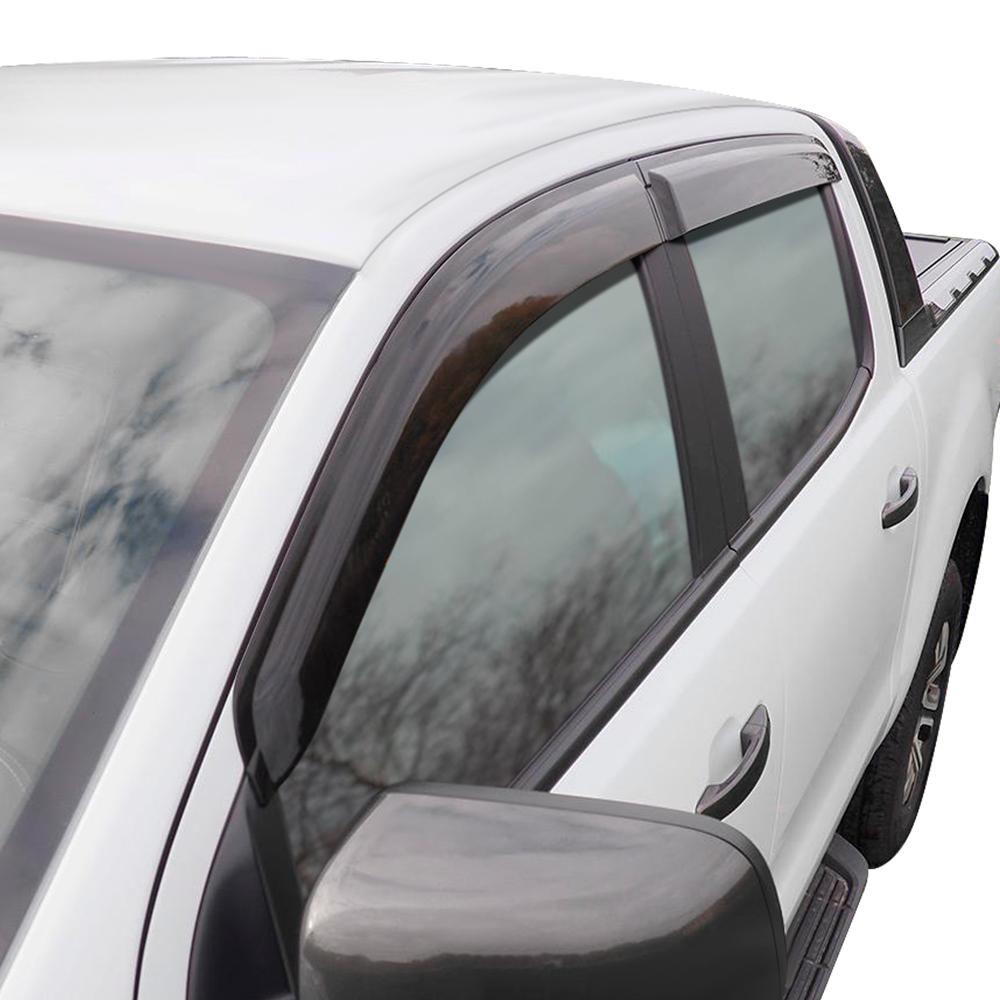 Wind Visor Sun Rain Guards Window Deflectors Weather Shields for Mazda Bt50 2012-2020 4PCS Door Visors Car Accessories