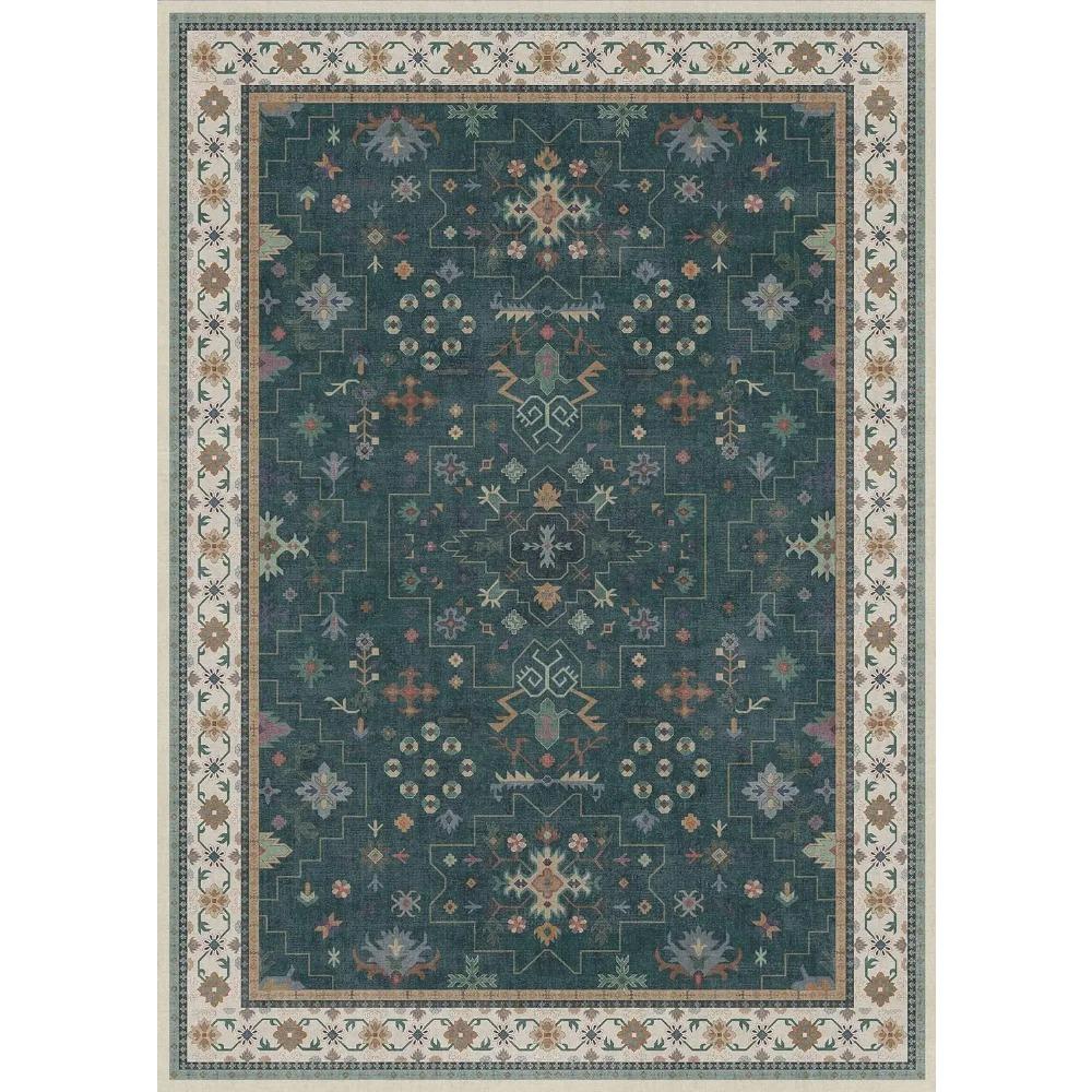 Scandinavian Style Understated Pink and Green Carpet for Living Room Decor Sofa Rug Bedroom Bedside Rug Kitchen Dining Table Mat