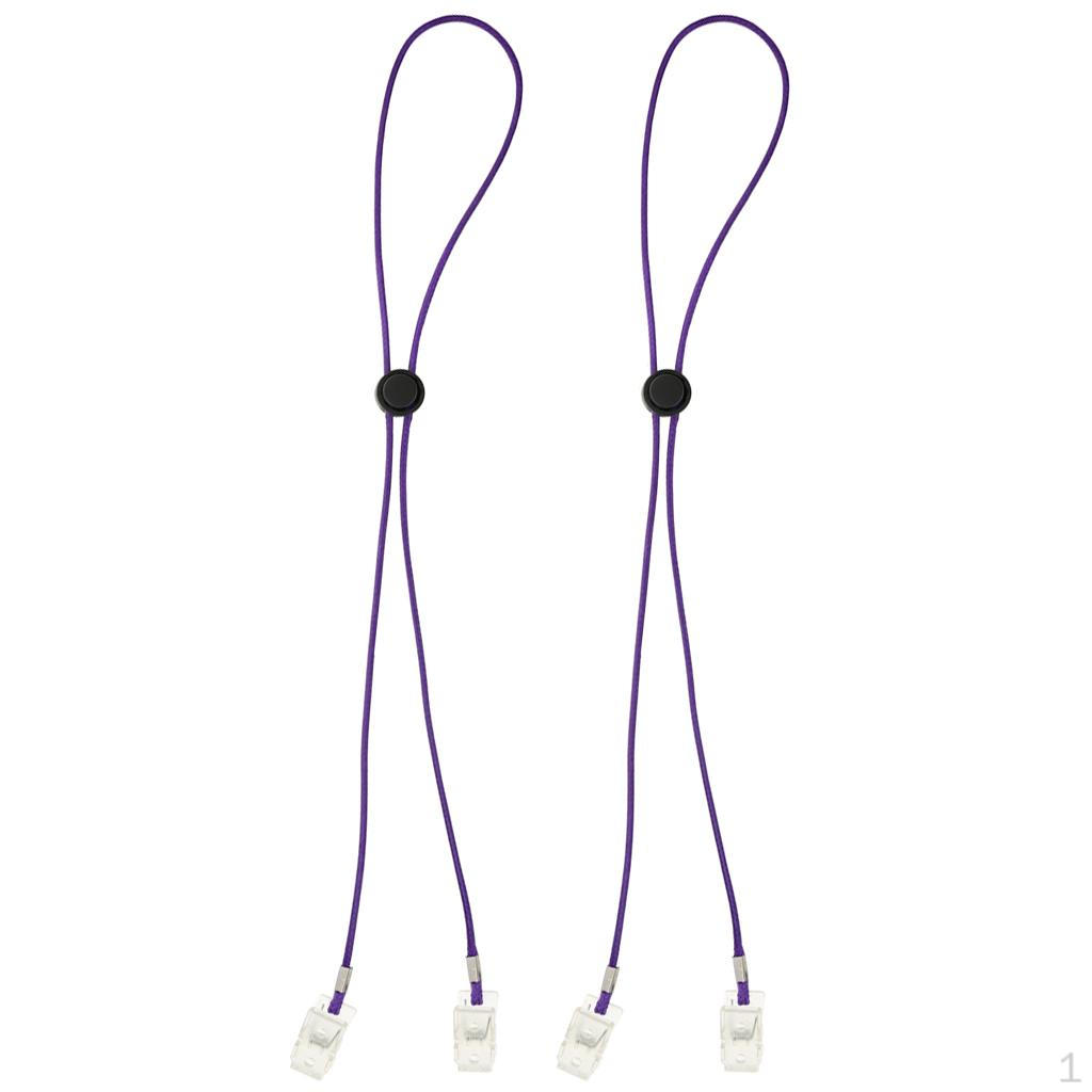 2 Serviettenclip-Kette Flexibler Halter für ältere Erwachsene Baby