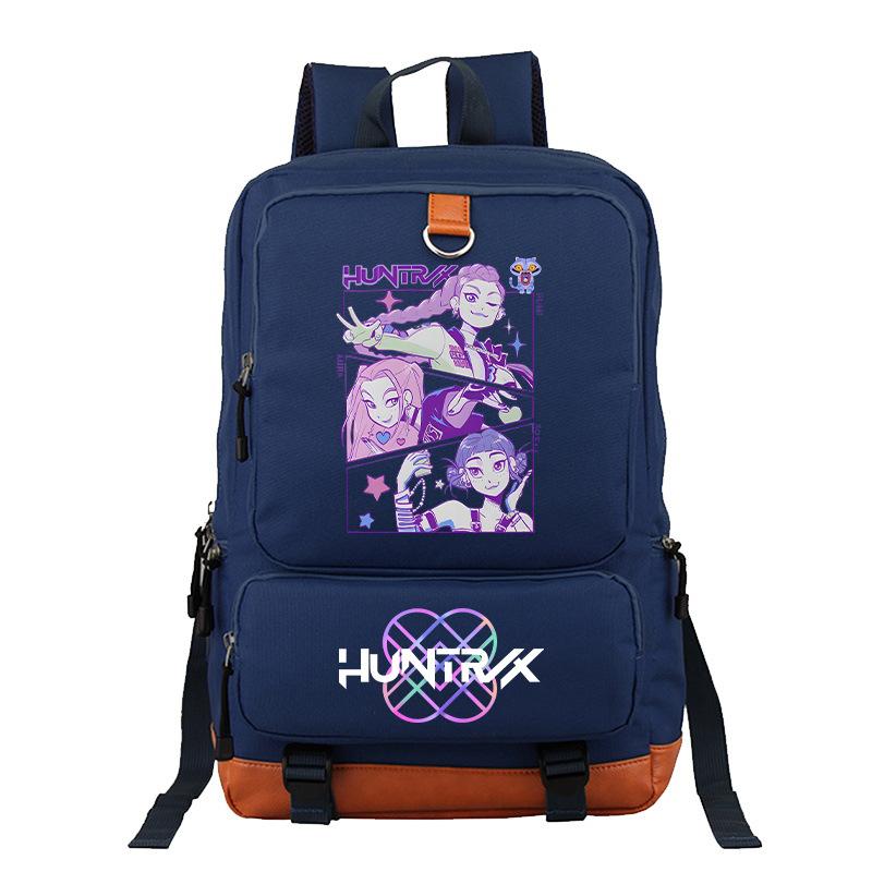Anime Cartoon Peripheral Korean Version Student Schoolbag Large Capacity Leisure Travel Bag Personalized Printing Backpack