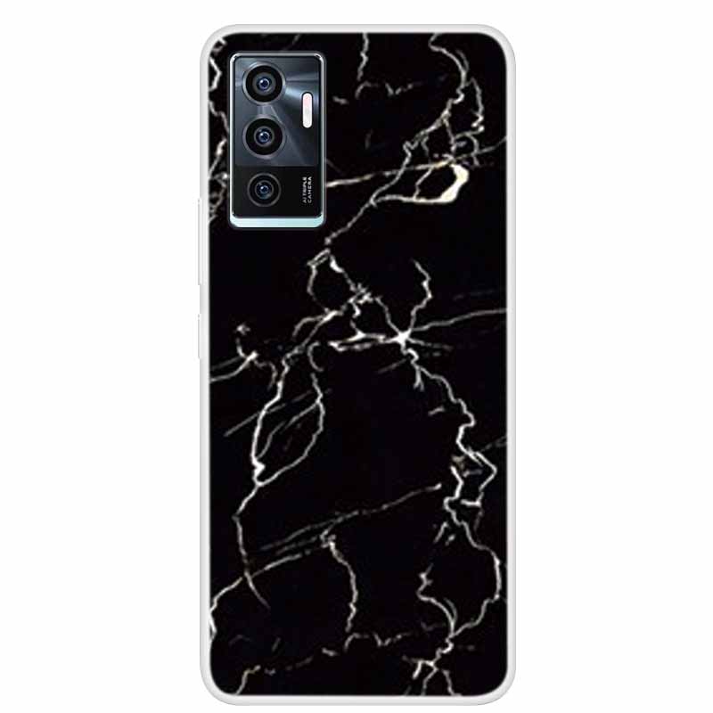 For vivo V23e V21E 5G 4G Cases Transparent Marble Soft TPU Silicone Back Covers for Vivo V21 5G Cases Clear Bumper for vivoV21