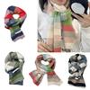 Vibrant Rainbow Striped Scarf Soft Wool Blend Winter Accessory For Women Men Cosy And Stylish All Purpose Unisex Design