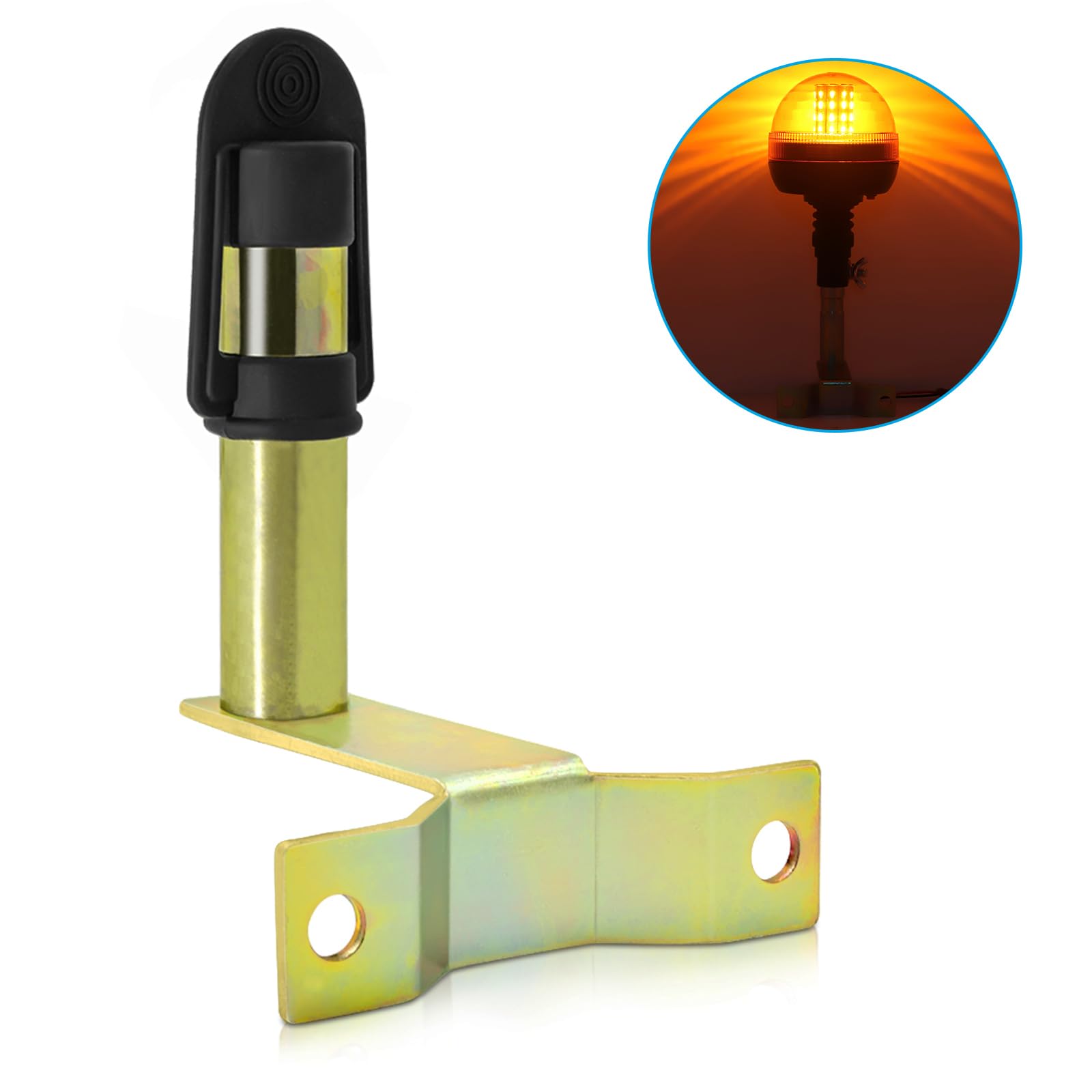 Biqing Agricultural Equipment Light Mount Bracket Metal Steel Warning Light Mounting Bracket Universal Forklift style4