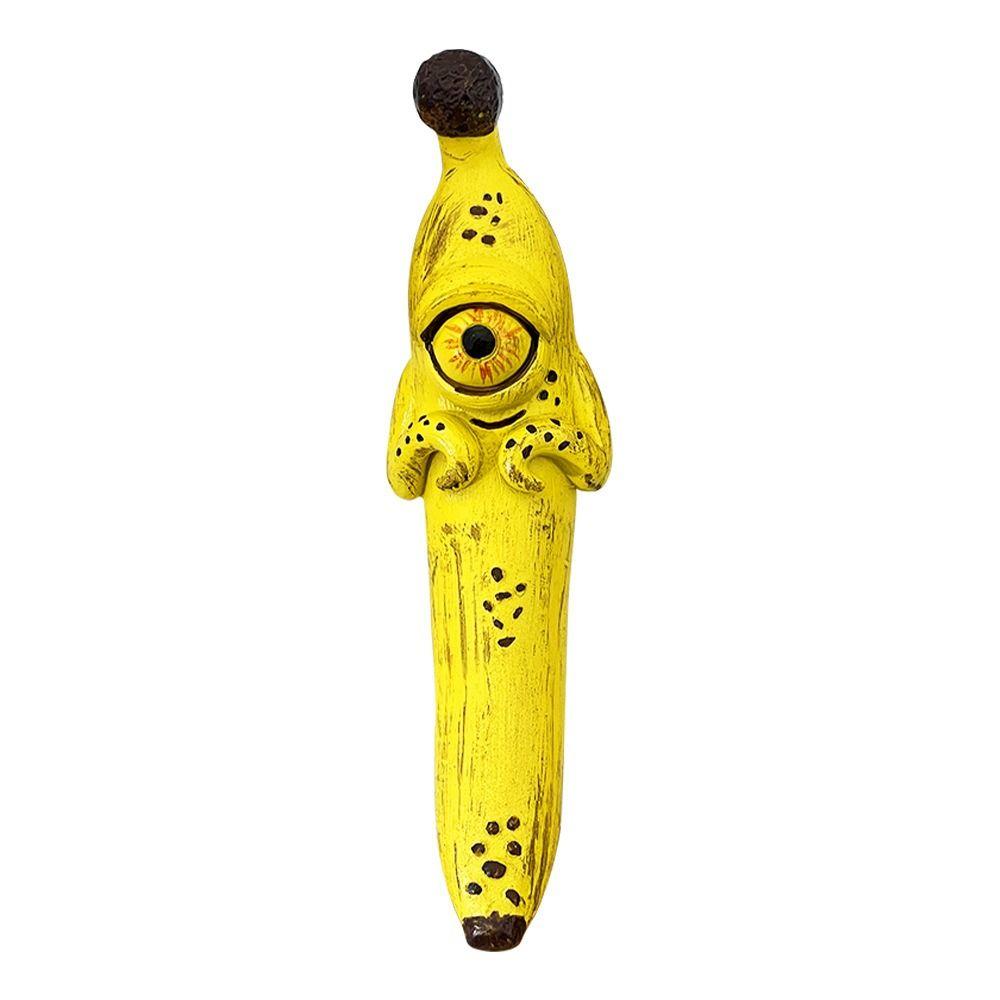 Resin Banana Man Figurine Sensory Toy Sculpture Unique Banana Statue Figurines Crafts Cartoon Banana Figure Desktop Decorative
